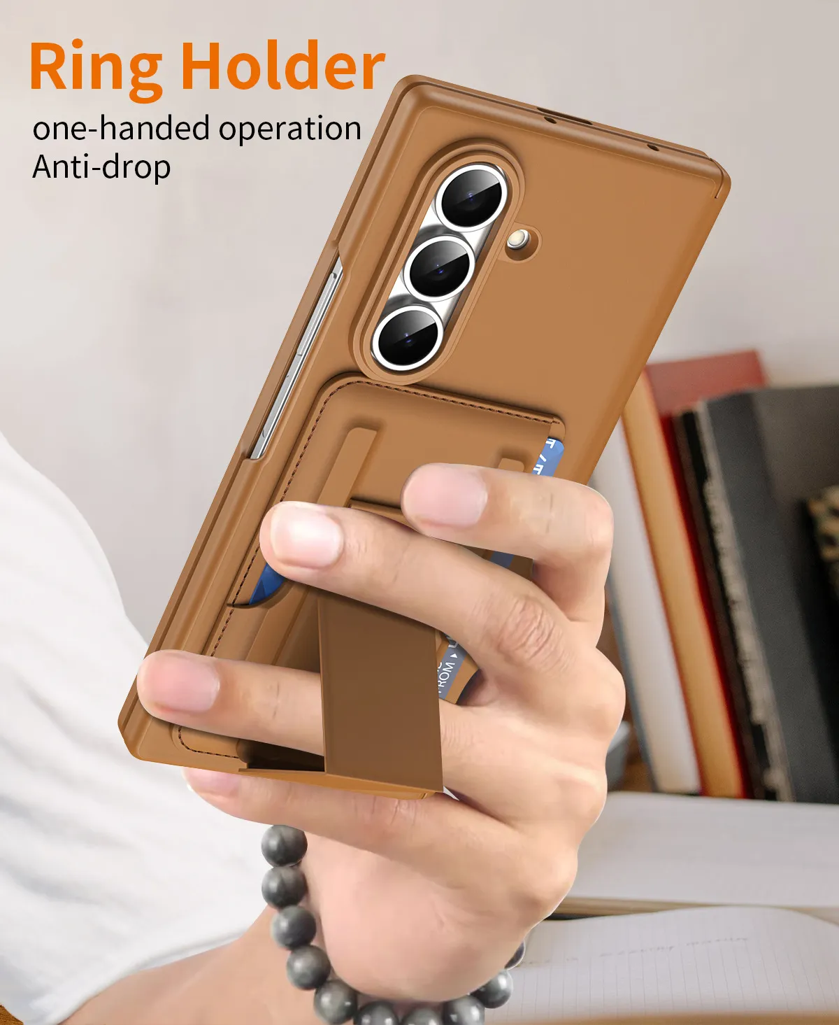 Compatible with Samsung Zfold8 Ultra phone case, foldable screen, SIM card holder, all-in-one protective case.