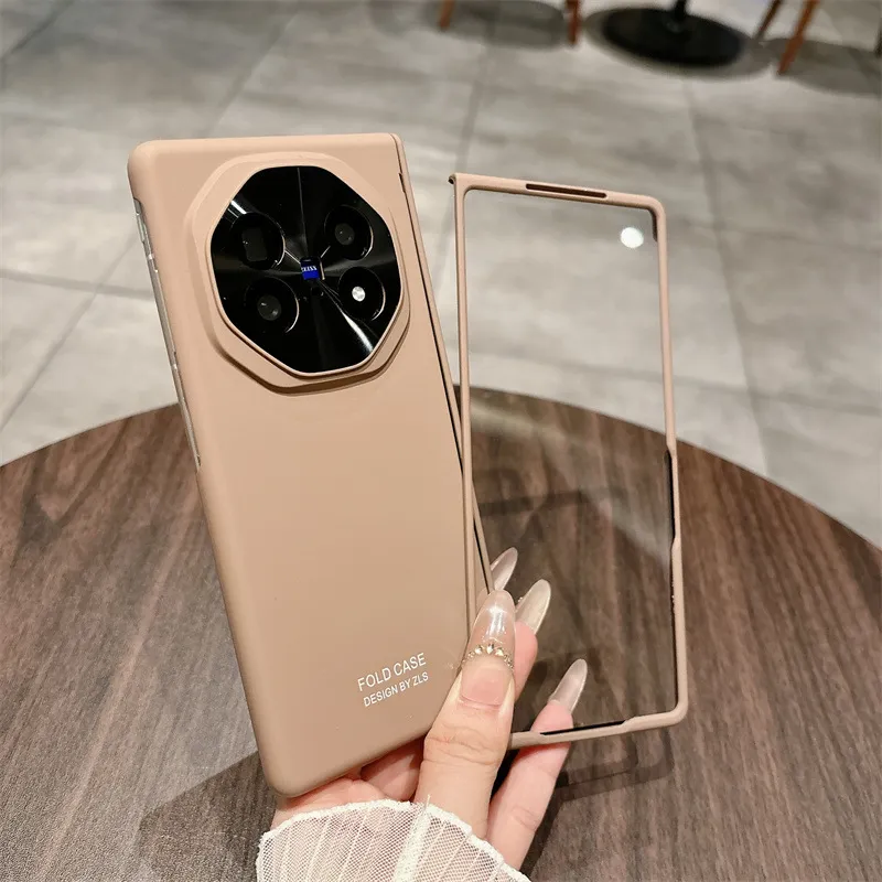 vivo x Fold5 phone case XFOLD3 foldable screen hinge full-coverage drop-proof case with integrated screen protector.