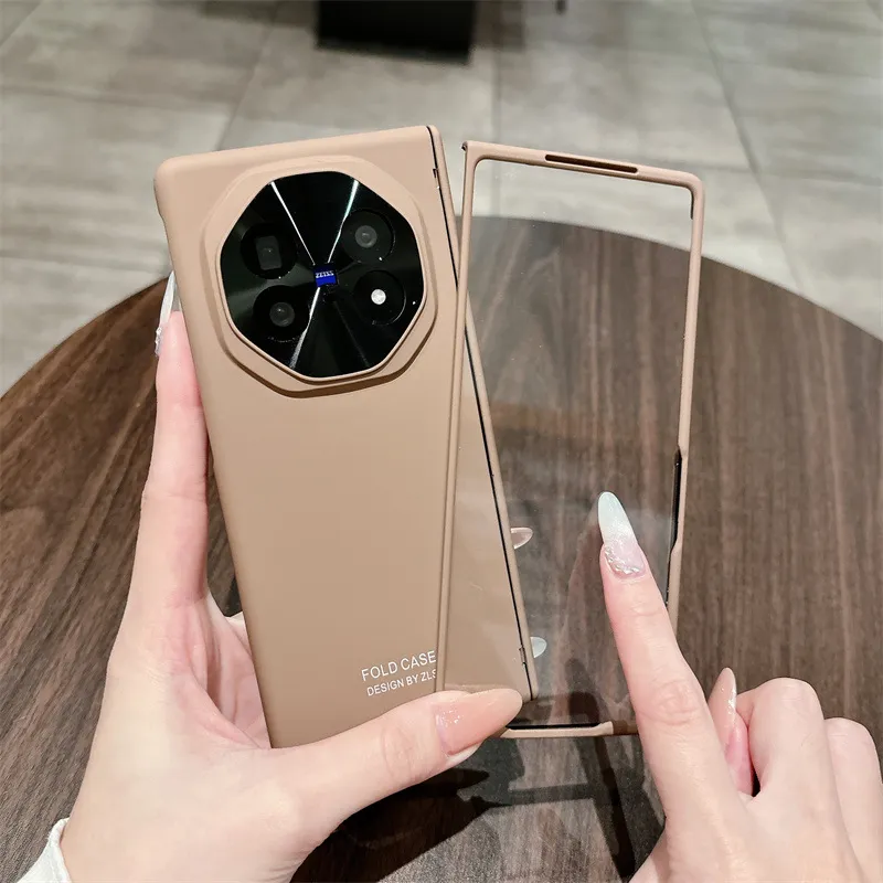 vivo x Fold5 phone case XFOLD3 foldable screen hinge full-coverage drop-proof case with integrated screen protector.
