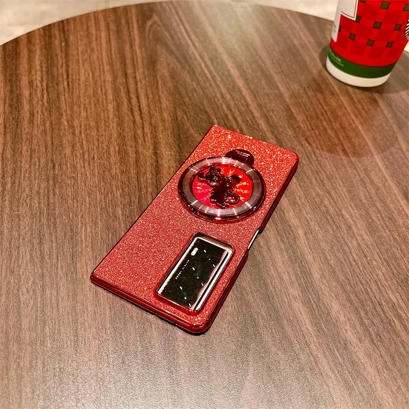 Honor Magic V2 Foldable Screen VS2 Red Year of the Horse New Rotating Ring Anti-drop Protective Case