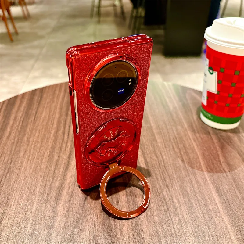 VIVO XFOLD3 phone case, new Year of the Horse model, full-coverage drop-proof protective case.