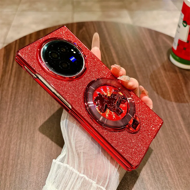 VIVO XFOLD3 phone case, new Year of the Horse model, full-coverage drop-proof protective case.