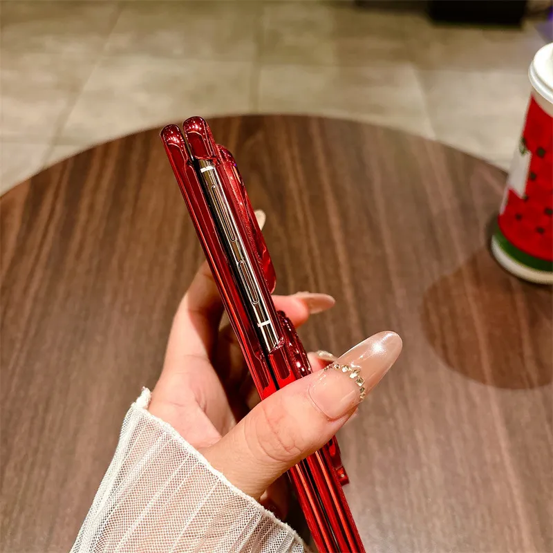 Compatible with Huawei MATE X7 and Mate X5 rotating ring foldable screen, Year of the Horse red anti-drop protective case