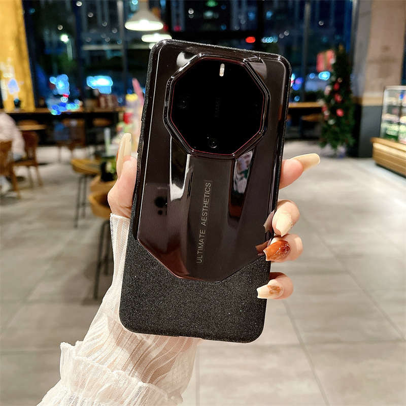 Compatible with Huawei Mate 60 RS phone case, Extraordinary Master MATE60PRO electroplated full-coverage drop-proof protective case - Black Extraordinary Master Crystalline Huawei Mate 60