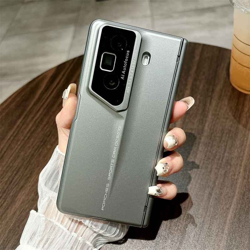 Honor MagicVS3 Phone Case, Luxury Porsche Design, Full Coverage Hinge, Drop-Proof Protective Leather Case - Gunplaque Phantom Honor MagicVS3