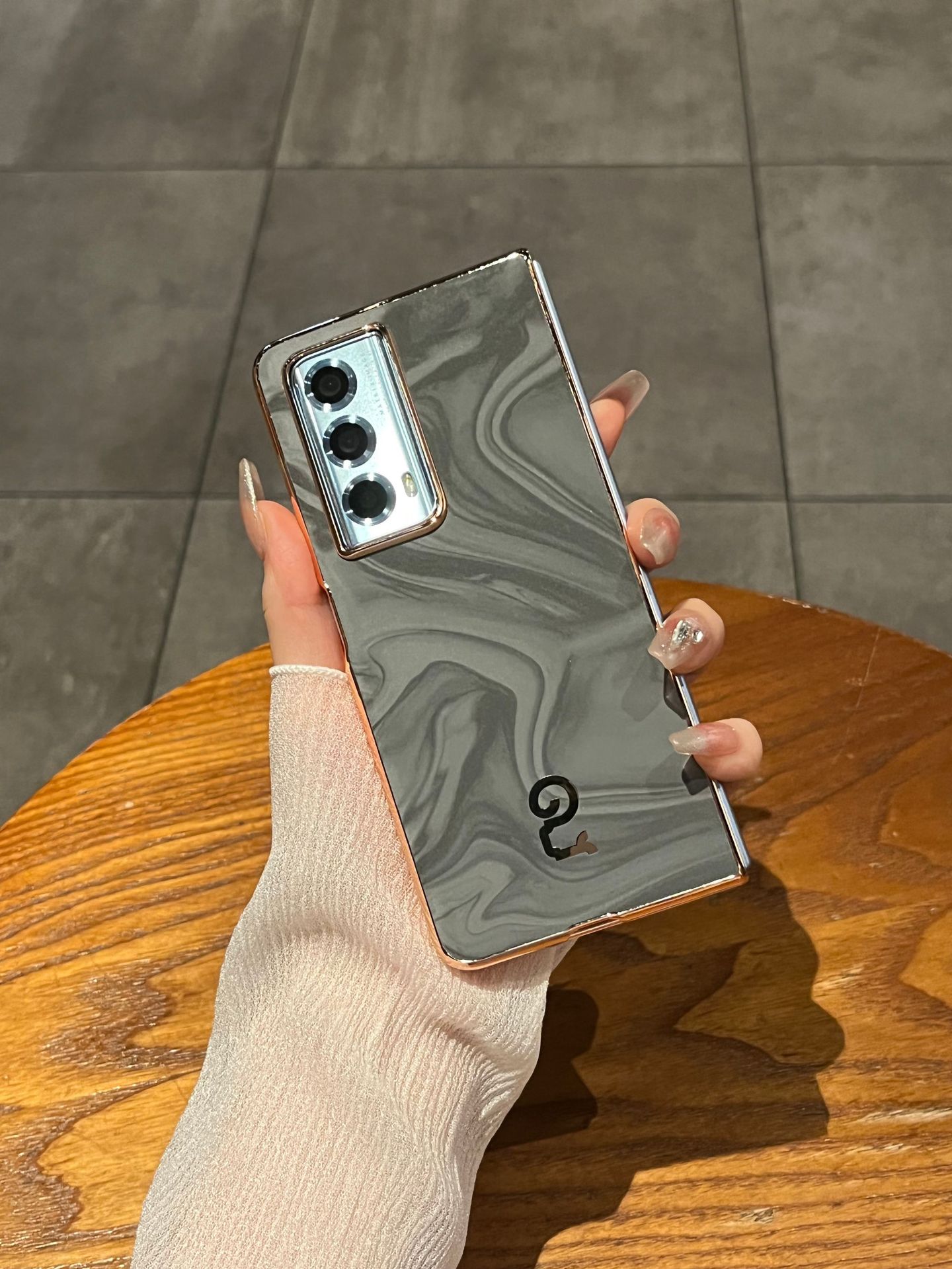 Honor MagicVS2 phone case, foldable screen case, VS2 Year of the Snake red electroplated ultra-thin anti-drop protective case, applicable to all phones. - Gray Year of the Snake Limited Edition Honor MagicVS2